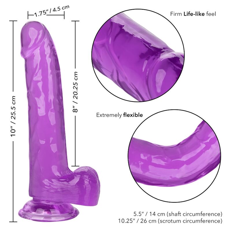 Queen size purple dildo 20.3 cm