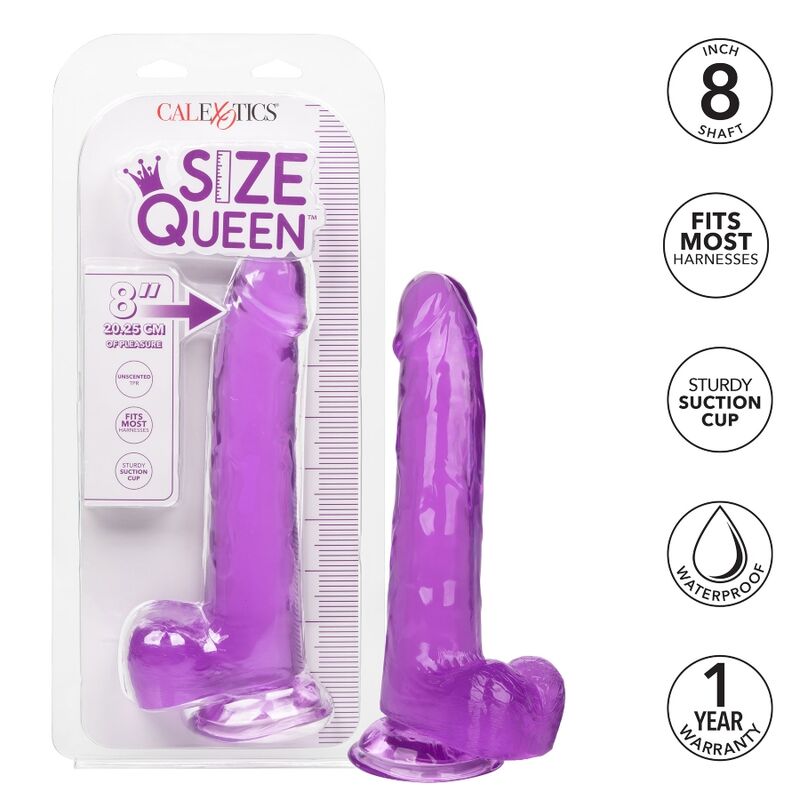 Queen size purple dildo 20.3 cm