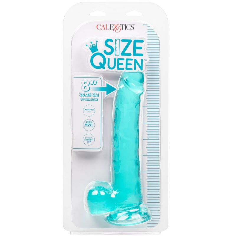 Queen size dildo blue 20.3 cm