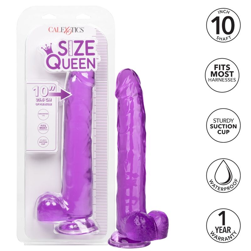 Queen size purple dildo 25.5 cm