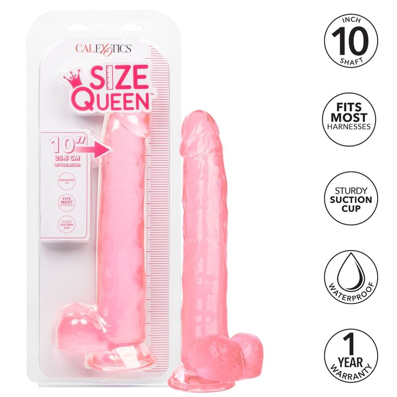 Queen size pink dildo 25.5 cm