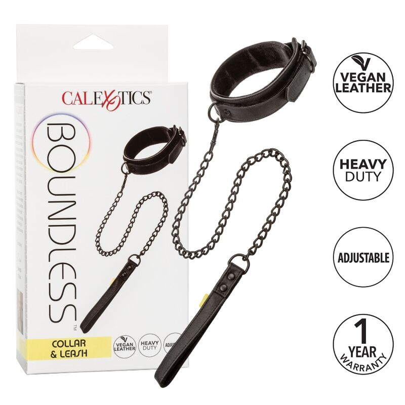 CALEXOTICS - COLLAR AND LEASH WITHOUT LIMITS