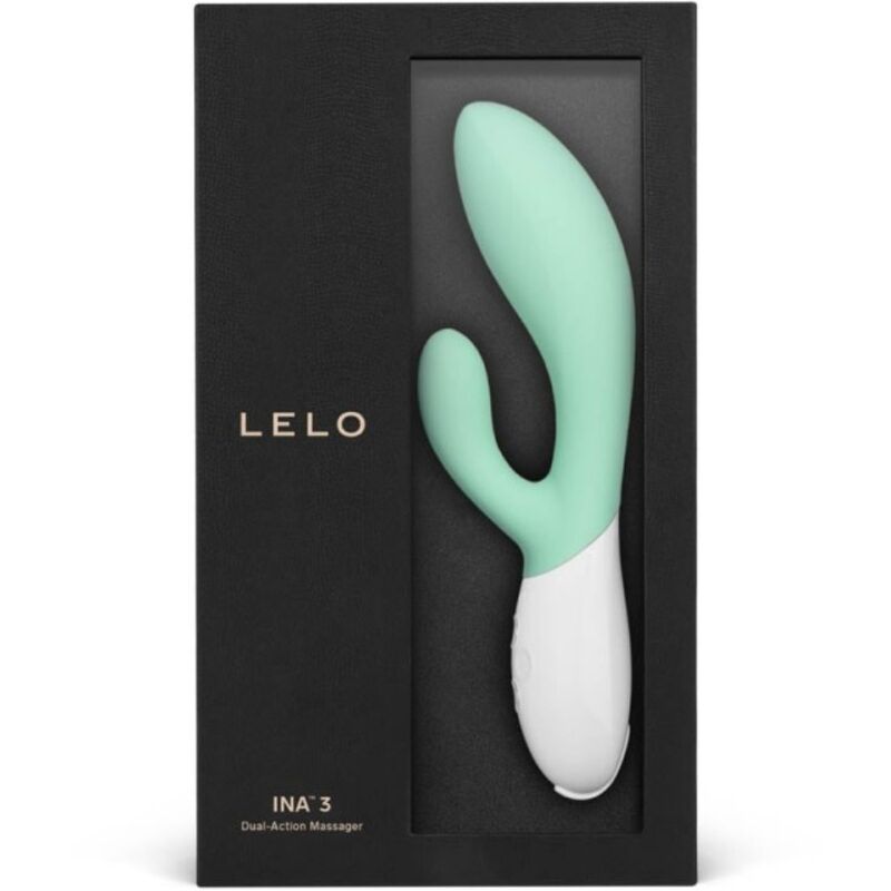 Ina 3 luxury green rabbit vibrator with algae