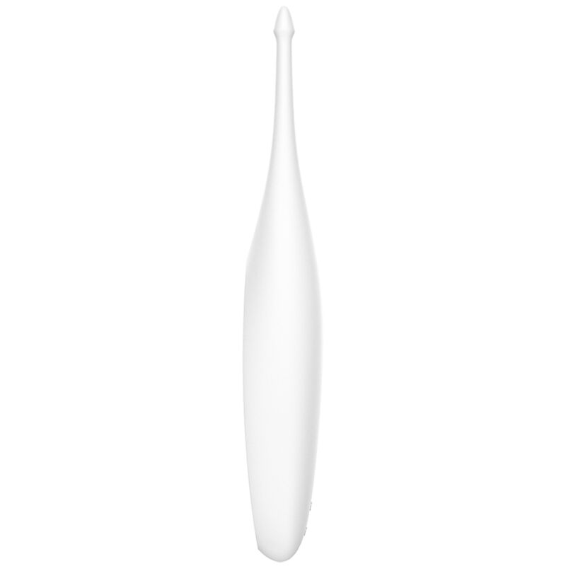 White Fun Tip Twirling Vibrator