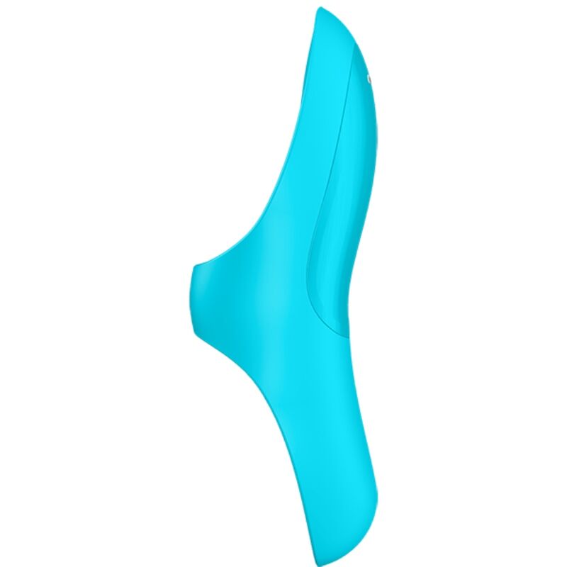 Blue light teaser finger vibrator