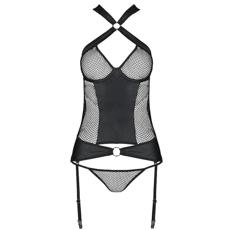 PASSION - AMANDA ECO-FRIENDLY LEATHER CORSET L/XL