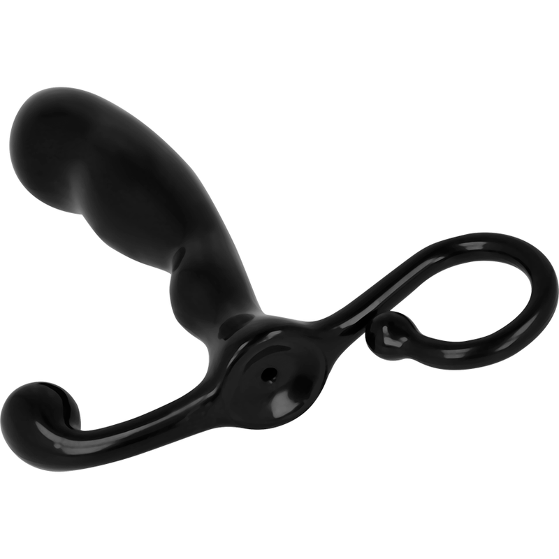 Anal plug with ring 11.5 cm