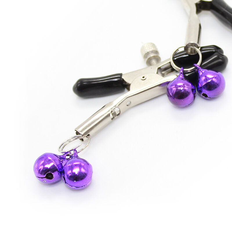 Lilac Bell Nipple Clamps