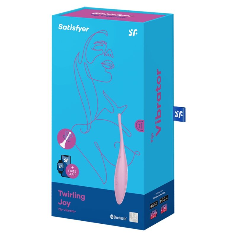 SATISFYER - TWIRLING JOY ROSE Clitoral Tip Vibrator