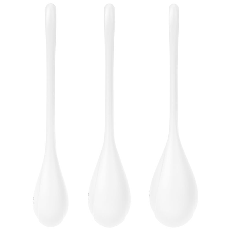Kit Boules de Kegel Yoni Power 1 Progressif 3 Tailles - Silicone - Satisfyer