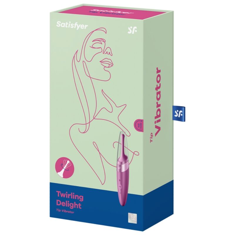 SATISFYER - TWIRLING DELIGHT VIOLET CLITTISPOT VIBRATOR