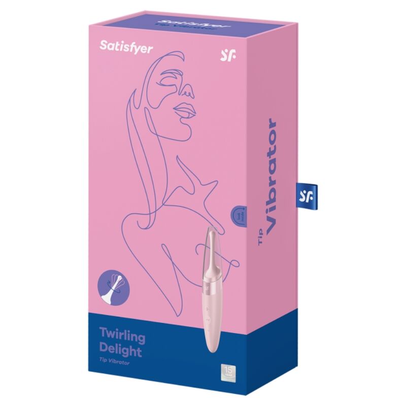 SATISFYER - TWIRLING DELIGHT PINK CLITTISPOT VIBRATOR