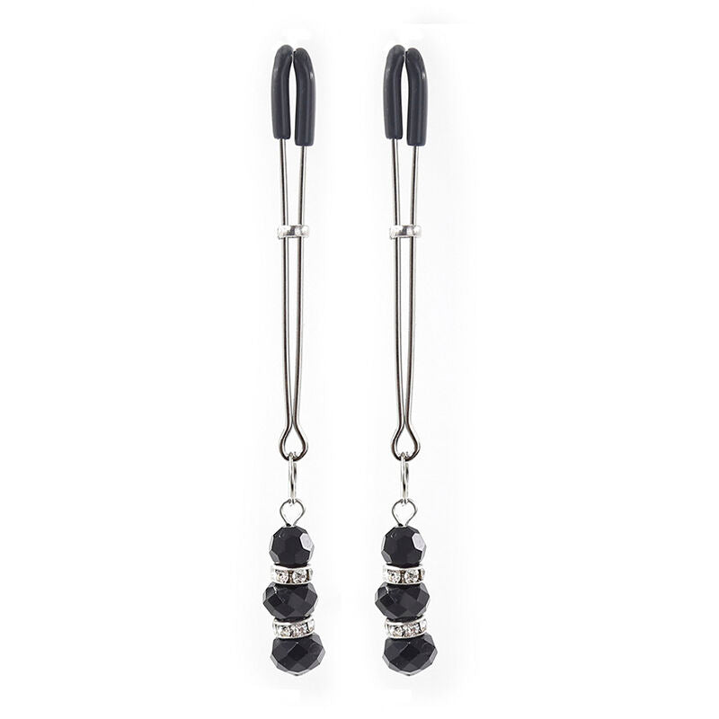 Nipple clamps with crystal stones