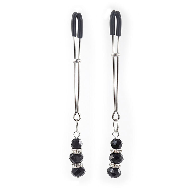 Nipple clamps with crystal stones