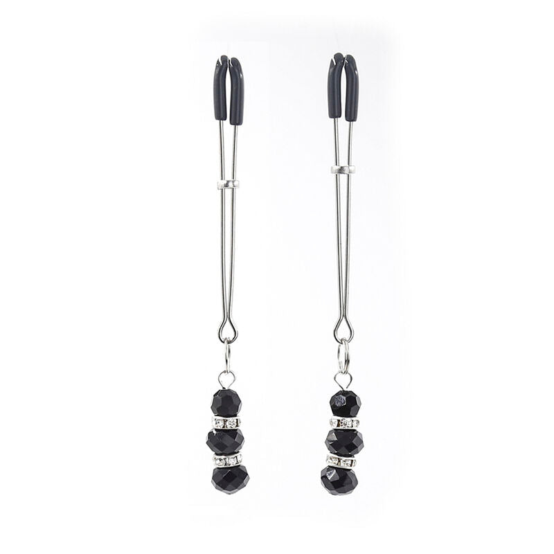 Nipple clamps with crystal stones