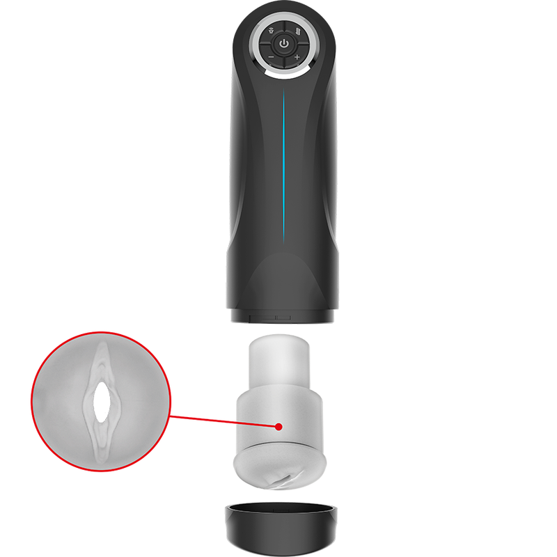 Milker stroker up and down function