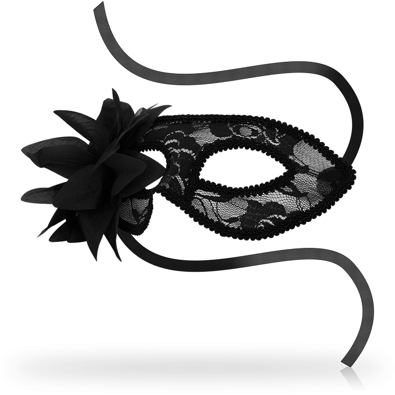 OHMAMA - MASKS BLACK LACE AND FLOWERS MASKS