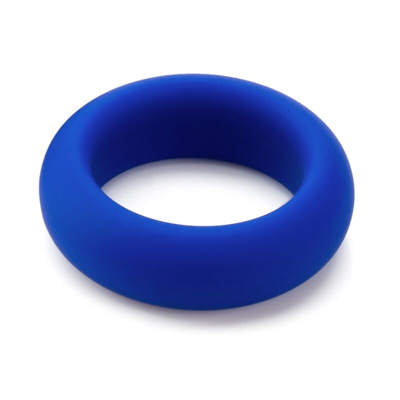 Blue silicone ring, minimal strangulation