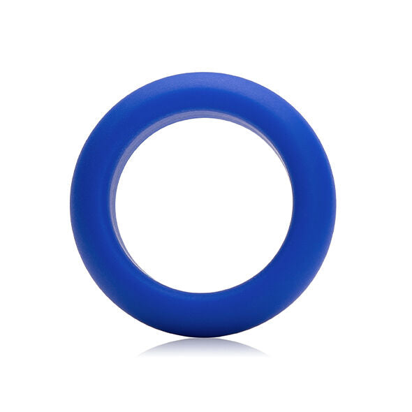 Blue silicone ring, minimal strangulation