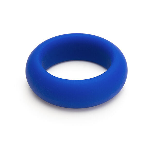 Blue silicone ring, minimal strangulation