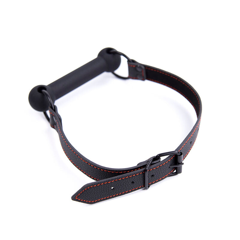 Bone gag with pu strap