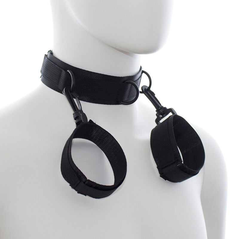 Nylon handcuffs and collar