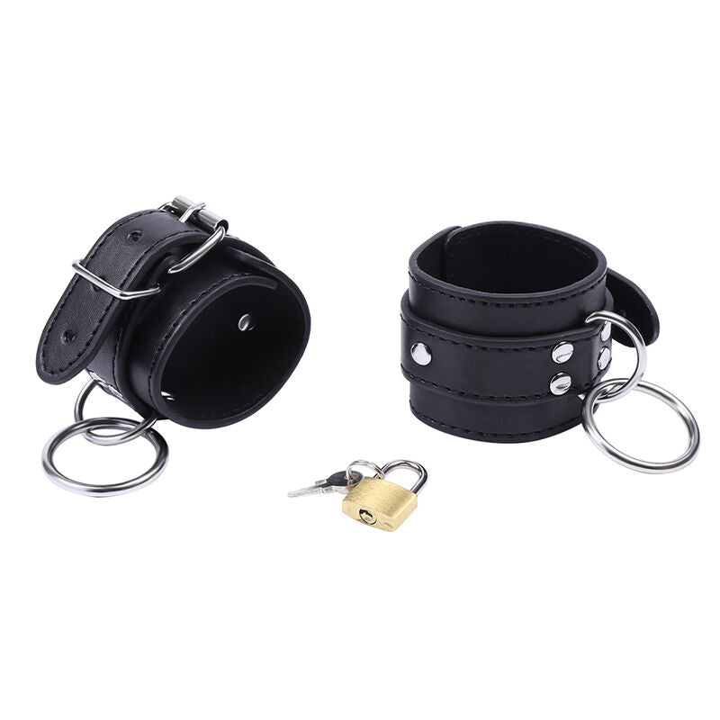 O-ring locked wrist restraints