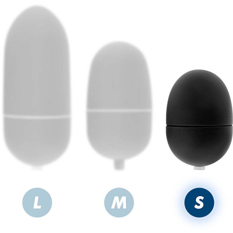 ONLINE - VIBRATING EGG WITH REMOTE CONTROL, BLACK