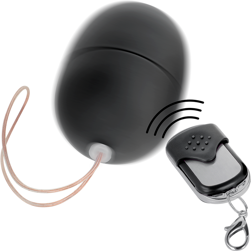 ONLINE - VIBRATING EGG WITH REMOTE CONTROL, BLACK