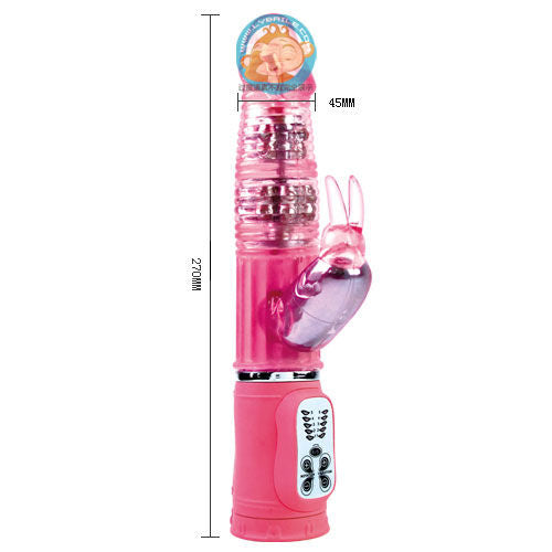 Vibromasseur Rabbit Passion Rampante 10 Modes 27 cm - Baile