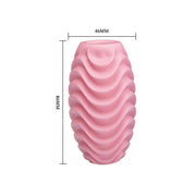 Pink double-sided masturbator egg
