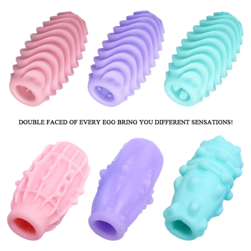 Double-sided masturbator egg 15 units