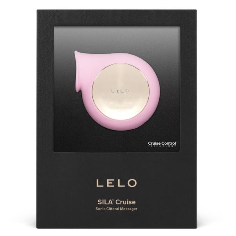Coffret noir du stimulateur clitoridien Sila Cruise rose de la marque Lelo