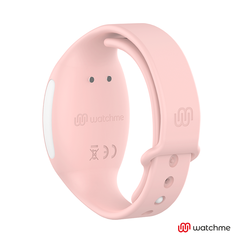 Soft pink wireless technology watch