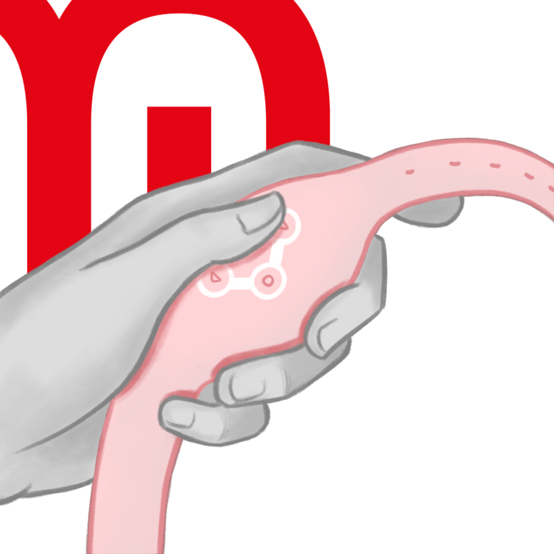 Soft pink wireless technology watch