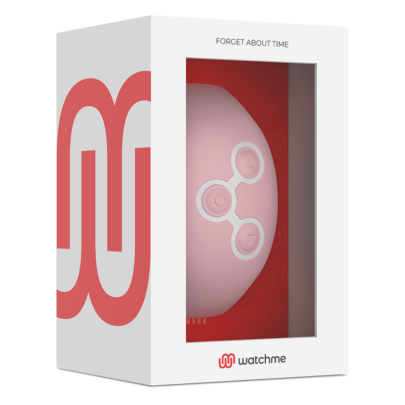 Soft pink wireless technology watch