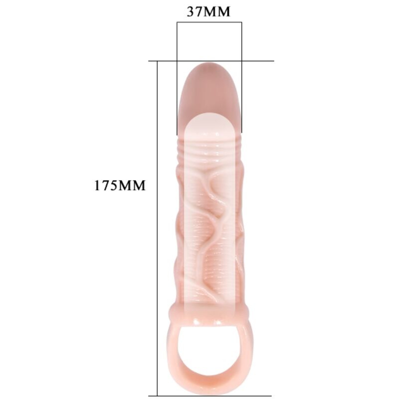 Penis Extension Sheath with Testicle Strap 13.5cm