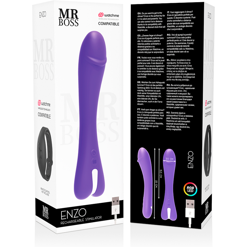 Enzo vibrator watchme wireless technology compatible
