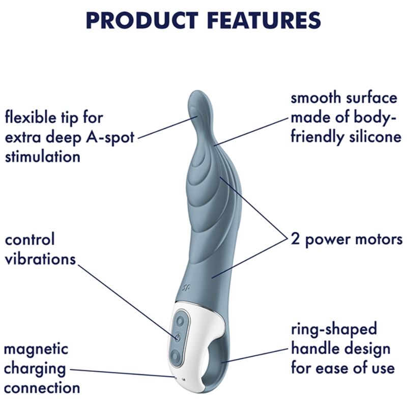Amazing 2 Aspot Vibrator Grey