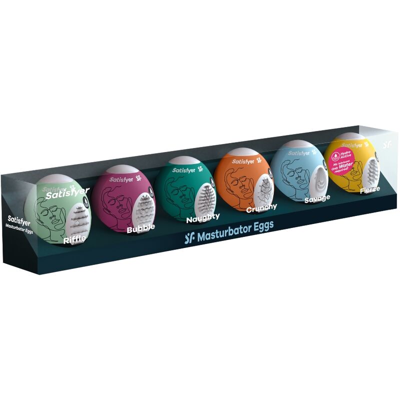 Masturbating eggs set of 6 units