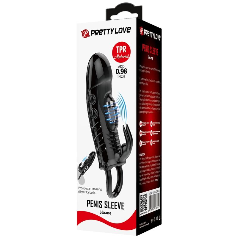 Penis sheath sloane black rabbit