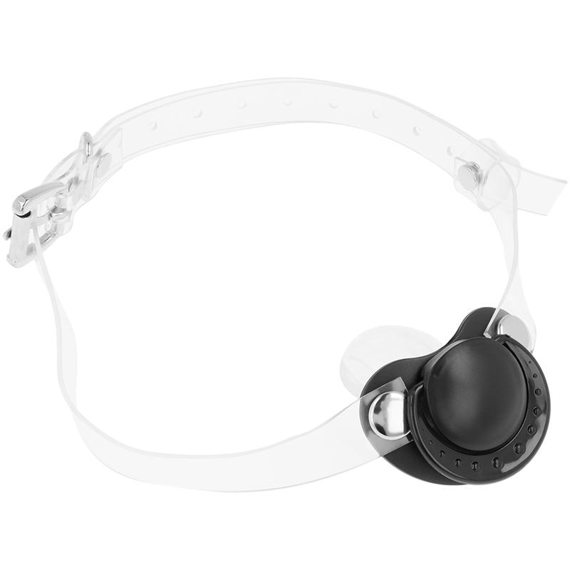 Ohmama fetish gag transparent pacifier
