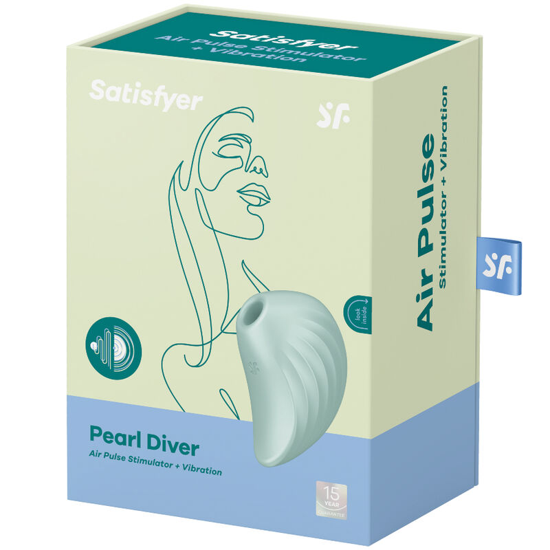 SATISFYER - PEARL DIVER VIOLETTE STIMULATOR AND VIBRATOR