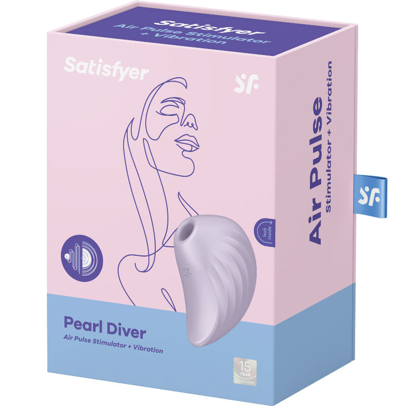 Pearl diver stimulator and vibrator violet