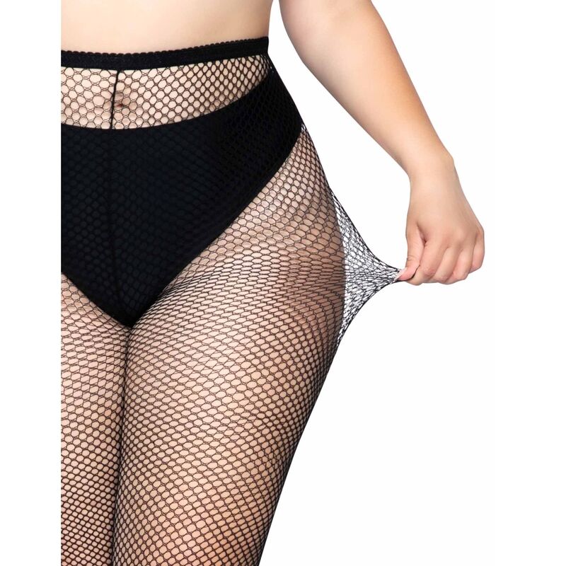 Plus size fishnet tights