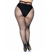 Plus size fishnet tights