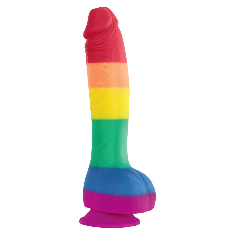LGBT flag dildo 19 cm
