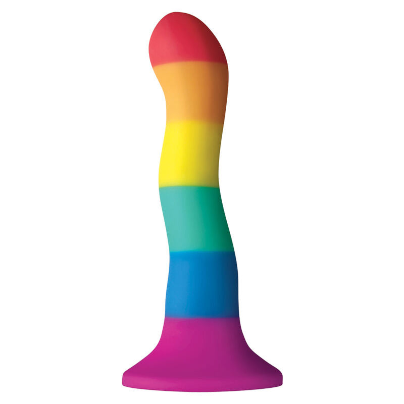 LGBT flag dildo wave 17 cm