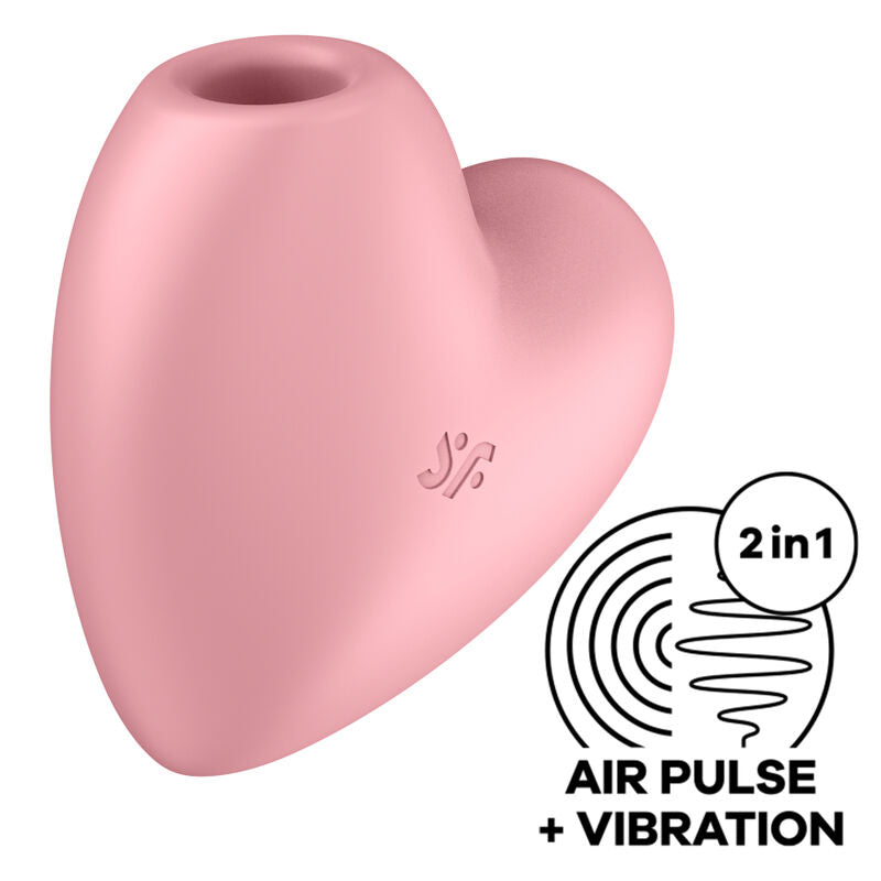 Cutie heart stimulator and vibrator blue