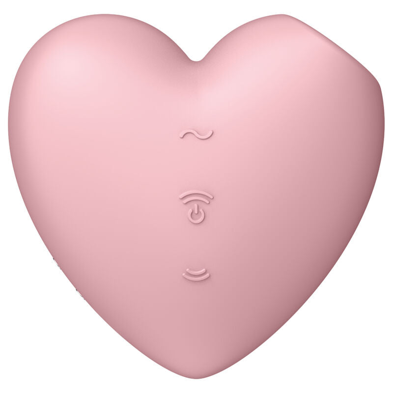 Cutie heart stimulator and vibrator blue